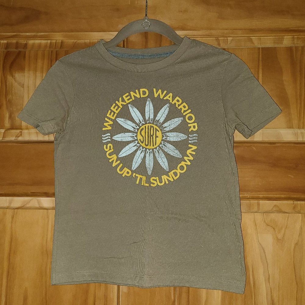 5/$20 Boys Old Navy Tan Short Sleeve T Shirt